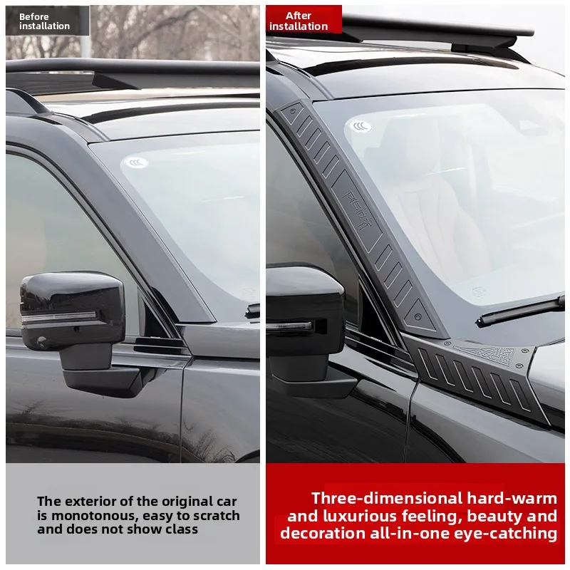 

Для Great Wall Haval H9 2024 2025: Защитные накладки на передние и задние стойки (A-стойки, D-стойки) из АБС-пластика, антицарапийные наклейки, аксессуары для внешнего декора