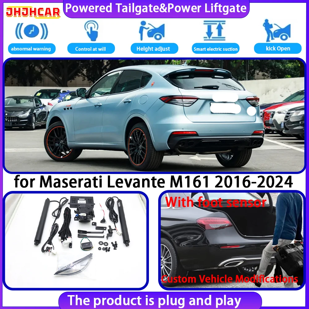 JHJHCAR for Maserati Levante M161 2016-2024 OEM Smart Automatic Electric Powered Tailgate Power Liftgate Tailgate System