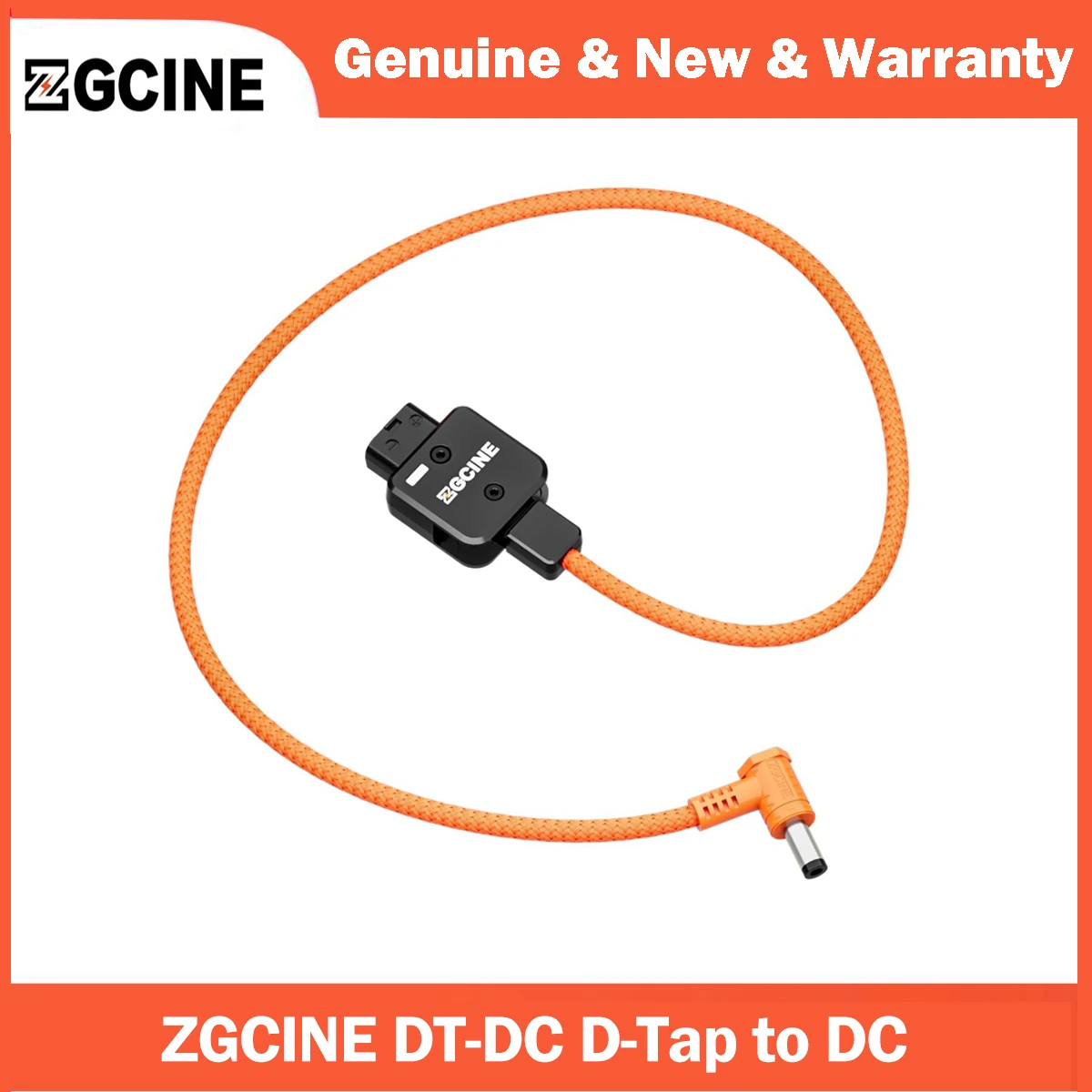 ZGCINE D-Tap to DC 5.5*2.5mm Power Cable for Amaran 60ds 60xs Atomos Ninja V monitor,Feelworld Monitor, Hollyland Mars LED light