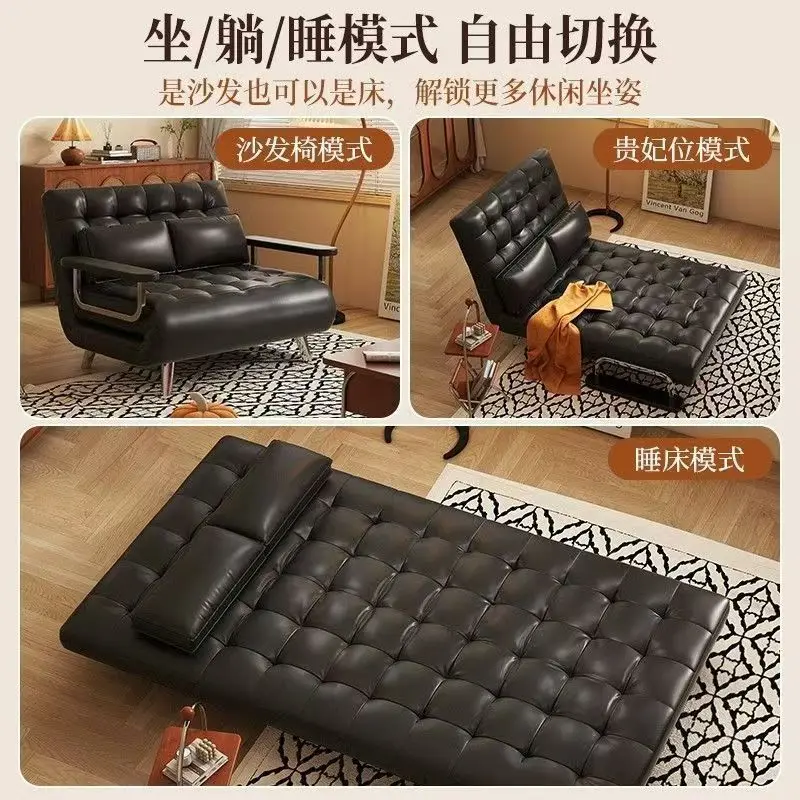 Canapé-lit pliant à double usage, salon multifonctionnel, double petit appartement, balcon rétractable