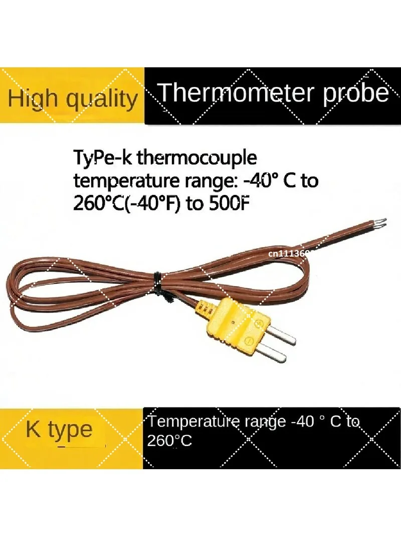 Temperature Gauge Probe 80PK-1 Contact Temperature Measurement FLUKE51-II/F51-2/F52-2/F53/54-IIB