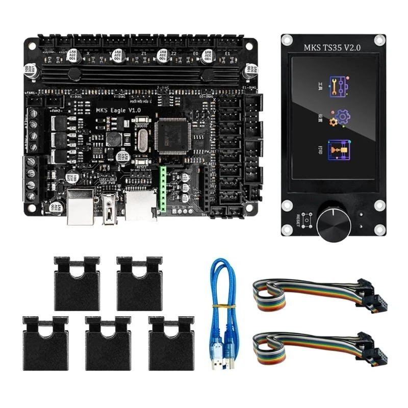 

32 -битная плата управления TMC2209 UART Onboard TFT TS35 Дисплей USB Print