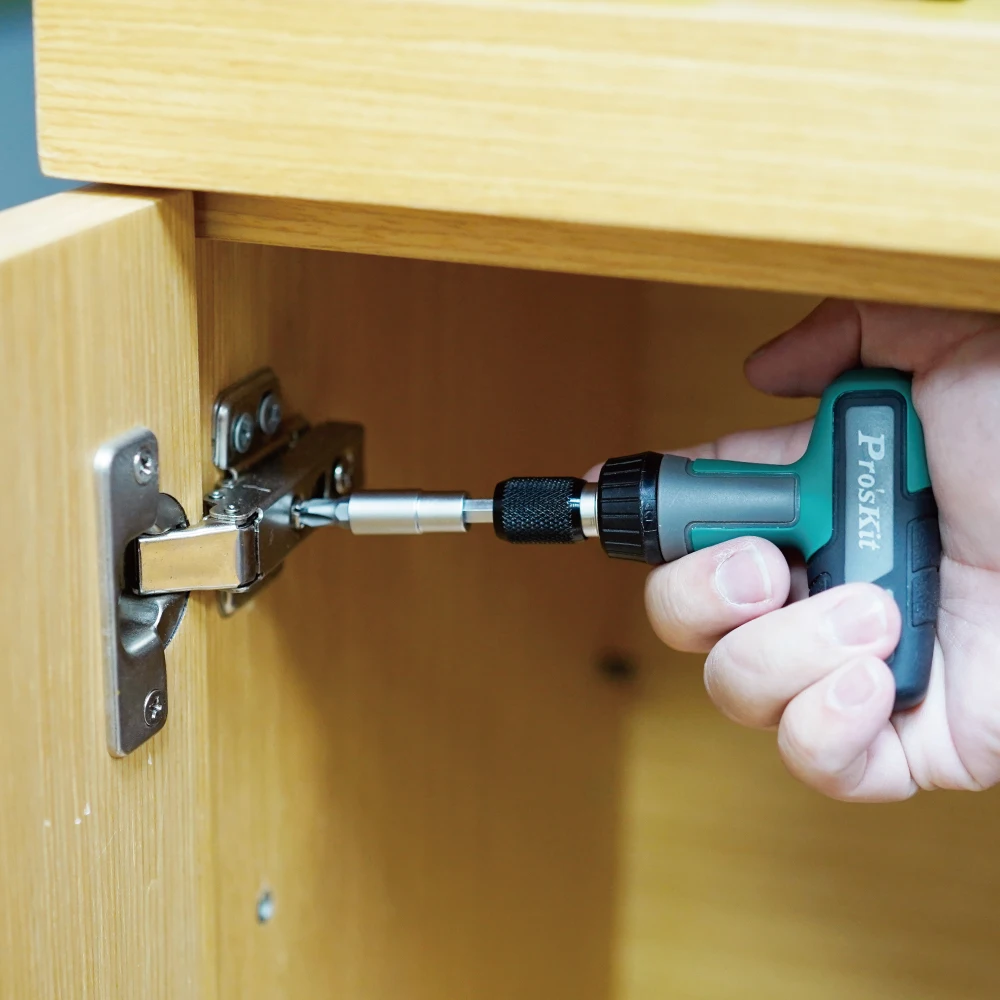 proskit T-مقبض السقاطة 25 في 1 مفك مقبس عالمي 3 مراحل تمديد بار تنوعا المقبس أداة المنزل مجموعة المرآب #4