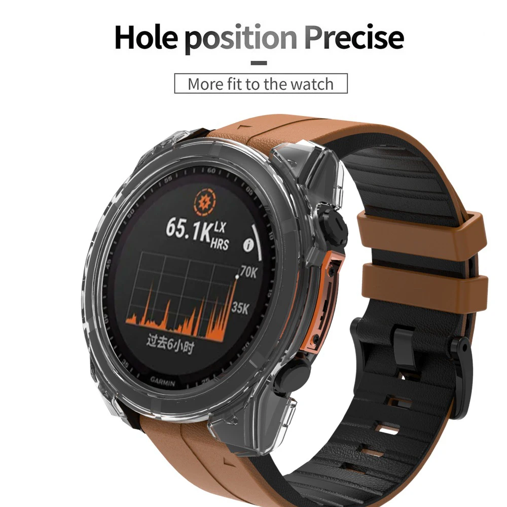 กระจกนิรภัย + เคสสำหรับ Garmin Fenix 8 51mm 47mm กรอบป้องกันหน้าจอกรอบกันชนฝาครอบสำหรับ Fenix 8 51mm 47mm