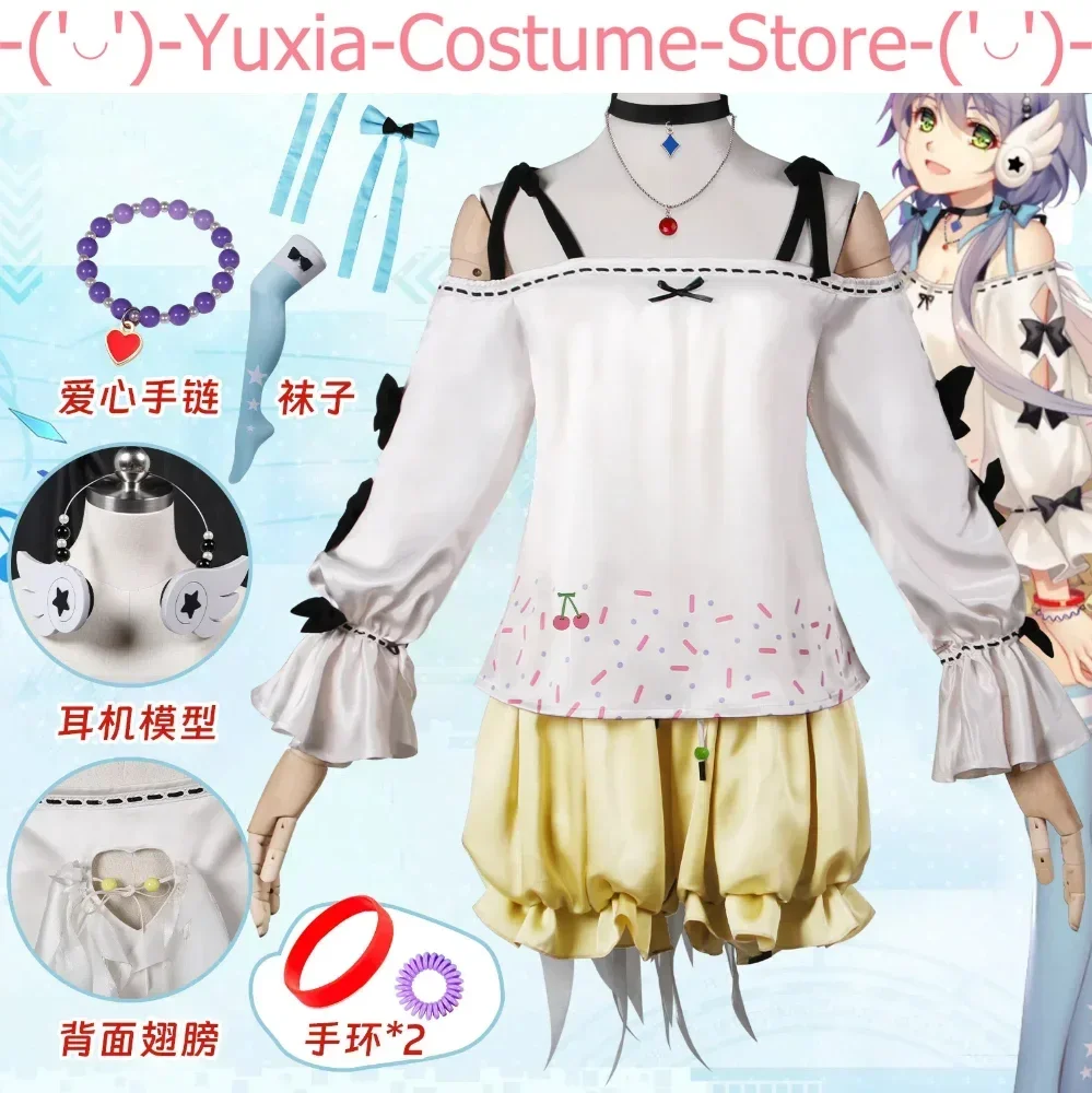 

Vtuber Luo Tianyi Women Cosplay Costume Cos Game Anime Party Uniform Hallowen Play Role Clothes Clothing Customize