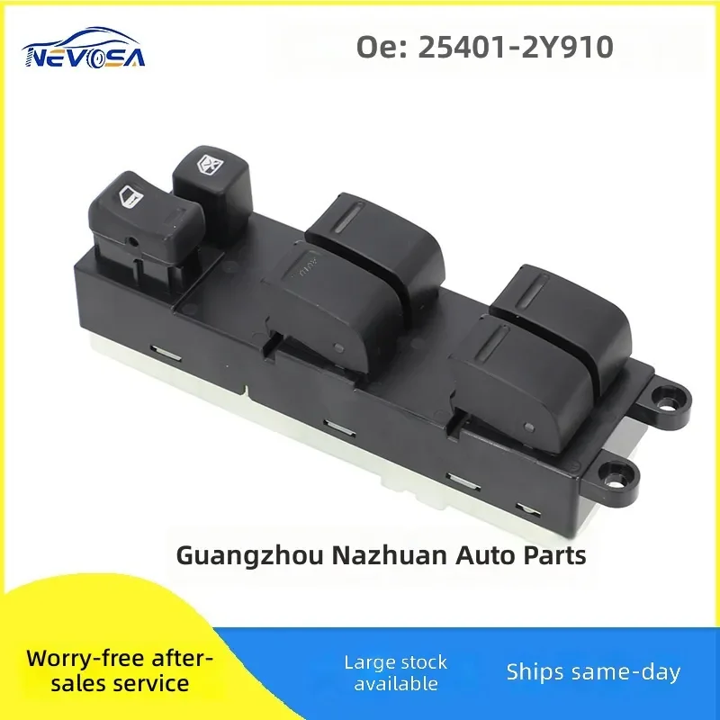 Pour Nissan Infiniti I35 1999-2002, interrupteur de lève-vitre 25401-2Y910