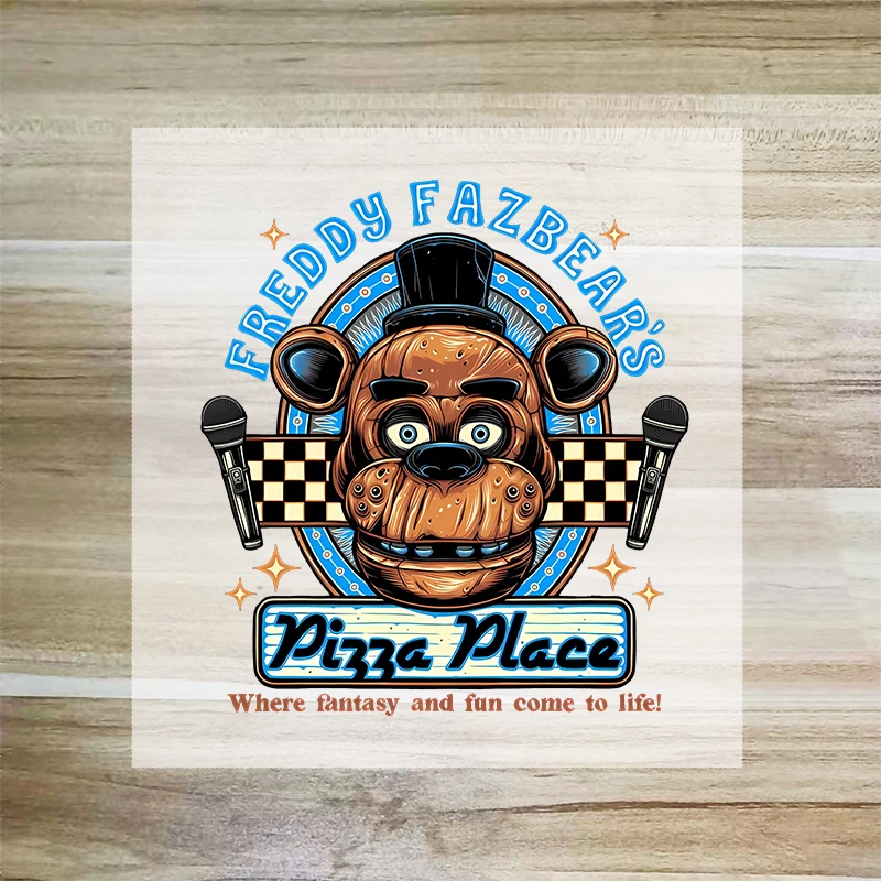 ファイブナイツアットフレディーズ アイロン接着熱転写ステッカー アニメ FNAF DIY Tシャツ 熱転写ステッカー ゲーム 大人 子供用 パッチ 衣類
