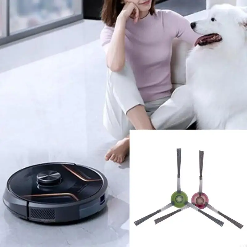 M6cb 4 paia/8 paia pennelli laterali per strumento pulizia manutenzione del aspirapolvere Yeedicc