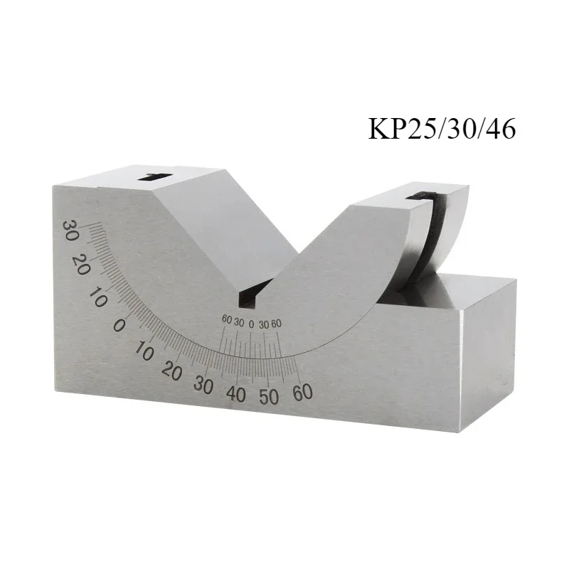 

KP25 KP30 KP46 Milling Accuracy 90 Degree Celsius Adjustable Angle V Block 0-60 Degree Celsius Vise Clamp CNC Milling Machine