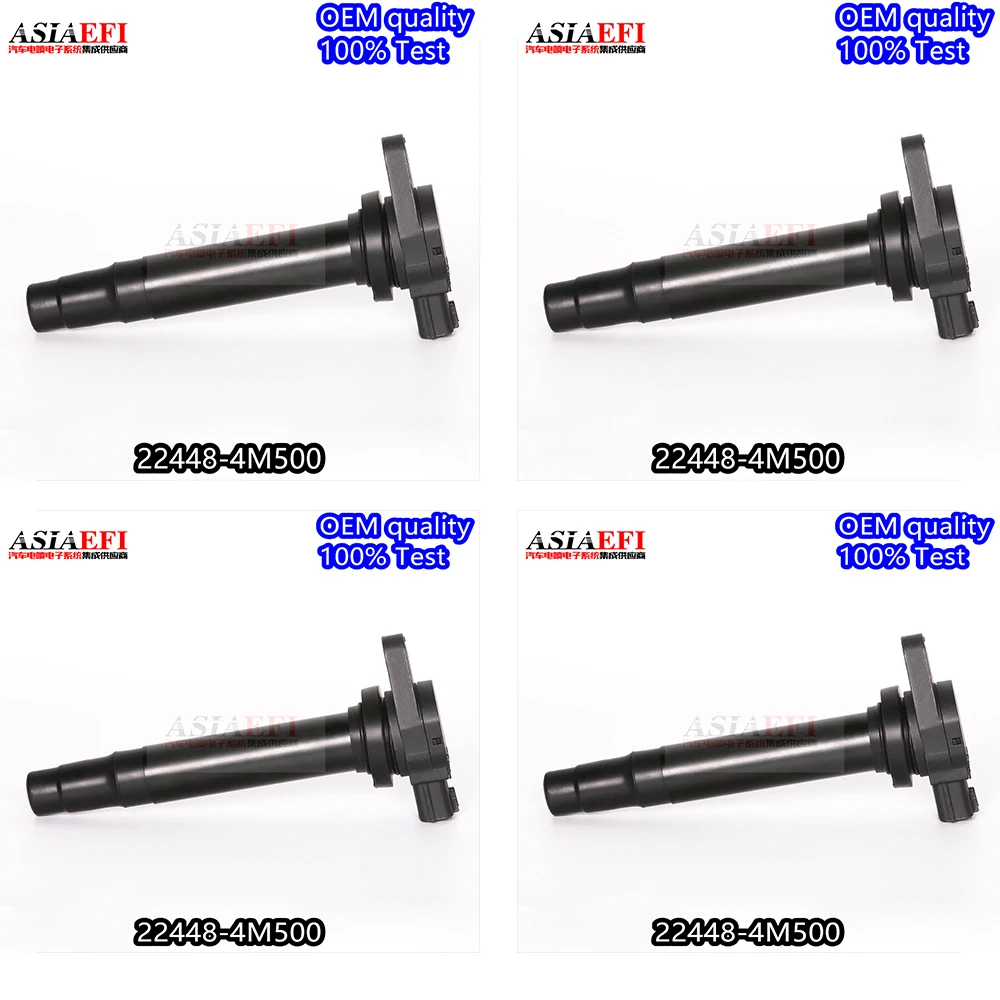 

4pc high quality 22448-4M500 Ignition Coil For NISSAN Sentra 4 Cyl 1.8L QG18 99-06 SUNNY N16 1.6L 1.8L ALTIMA Q50 Q70 224484M500