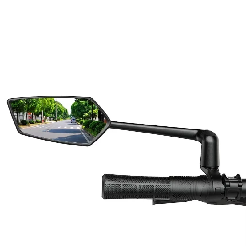 Anti-fall Design Bike Mirror Aluminum Alloy Bicycle Mirror Adjustable Arm Rearview Mirror