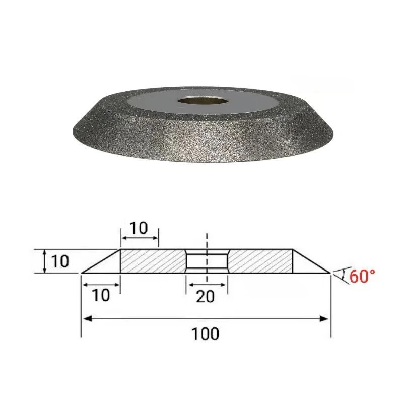 4/5/6 Inch Diamond Wheel 100mm 125mm 150mm Tct Saw Blade Sharpening Tools SDC Grinding Wheels