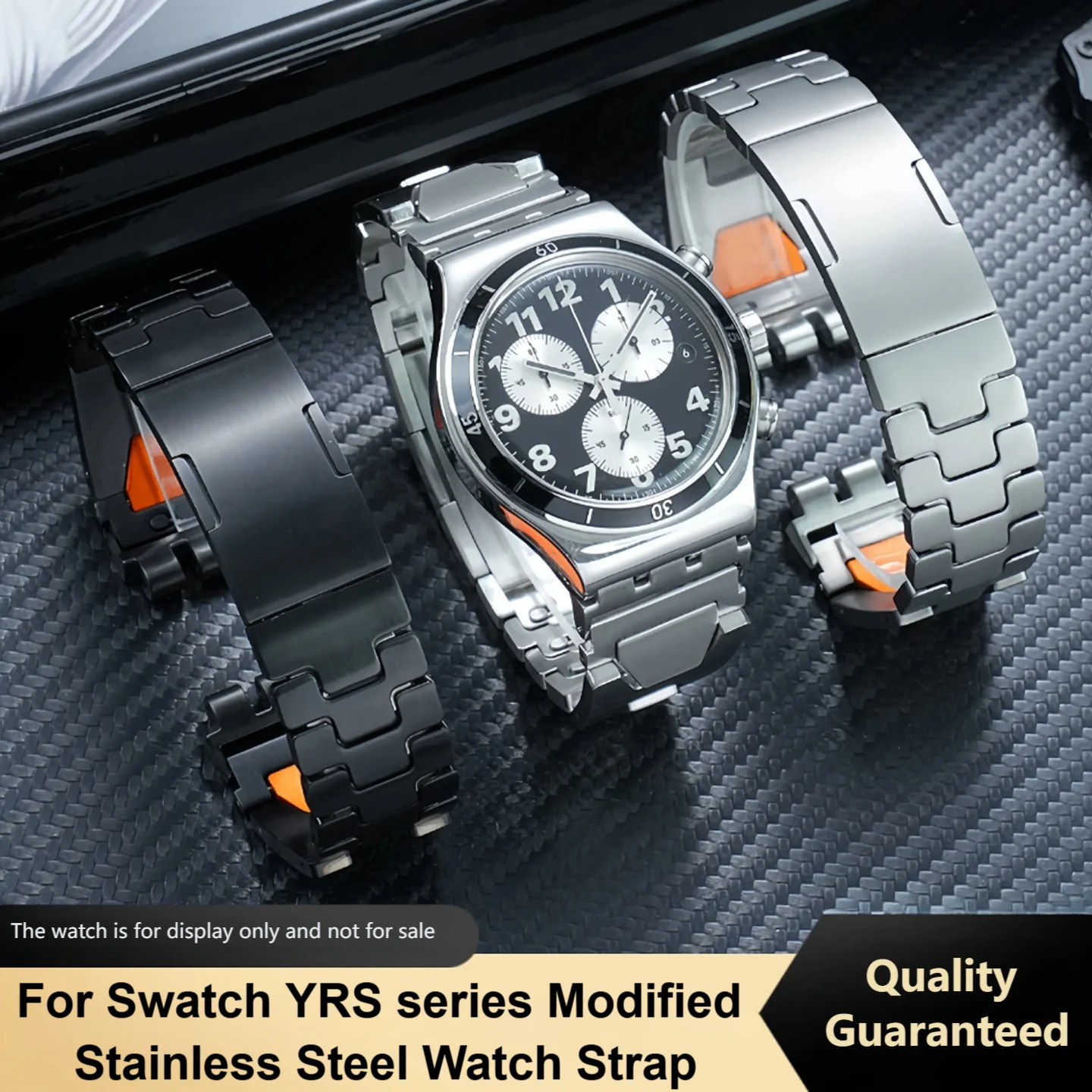 

Модифицированный металлический ремешок для часов Swatch IRONY из нержавеющей стали, модель YTS YIS YVS, 21 мм, водонепроницаемый браслет для мужчин