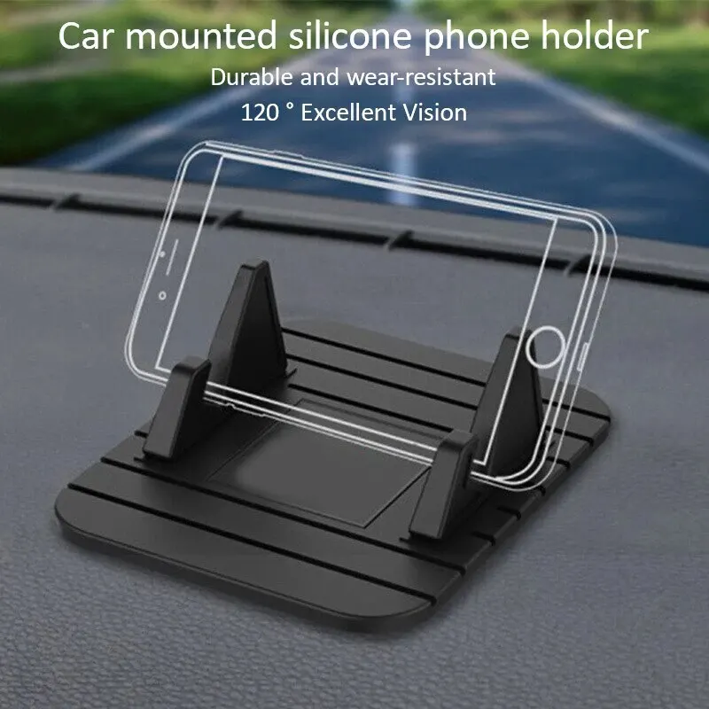 Anti-slip Car Silicone Holder Mat Pad Dashboard Stand Mount For Phone GPS Bracket For iPhone Samsung Xiaomi Huawei Universal