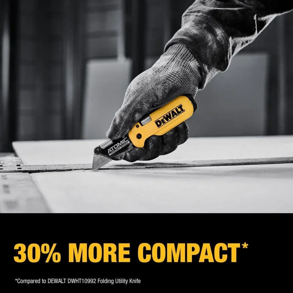 DEWALT DWHT10990 SÉRIE COMPACTA ATOMICAS Push And Flip Faca Utilitária Dobrável Ferramentas Manuais