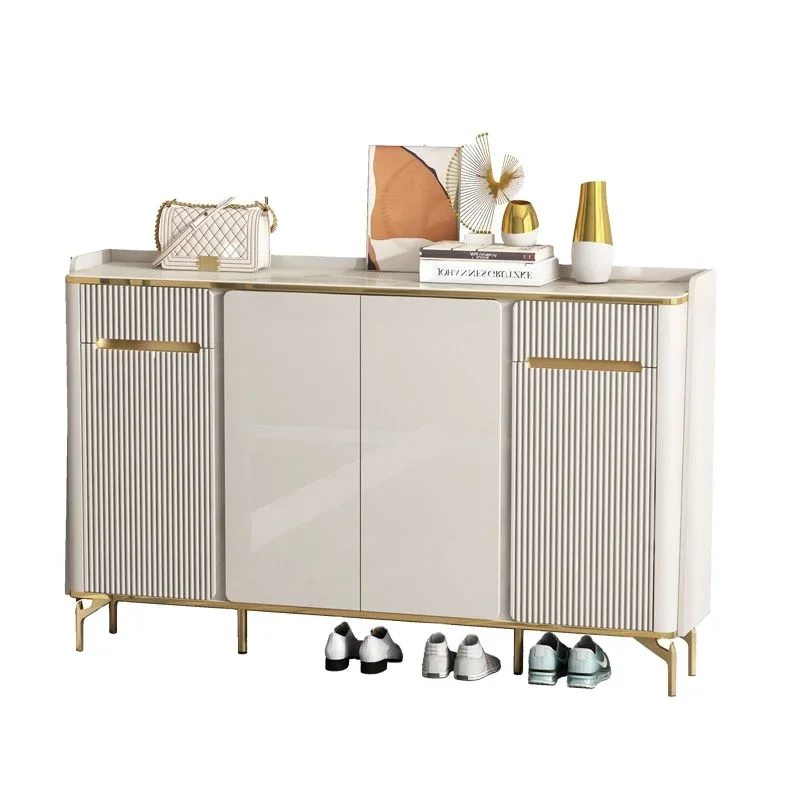 

for Large Capacity Minimalist Wood Closed Shoe Cabinet Wall Bucket Shoe Rack home