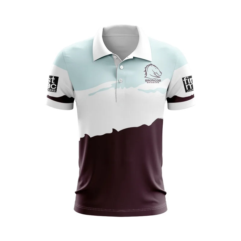 

POLO 2024 Brisbane Broncos home rugby jersey
