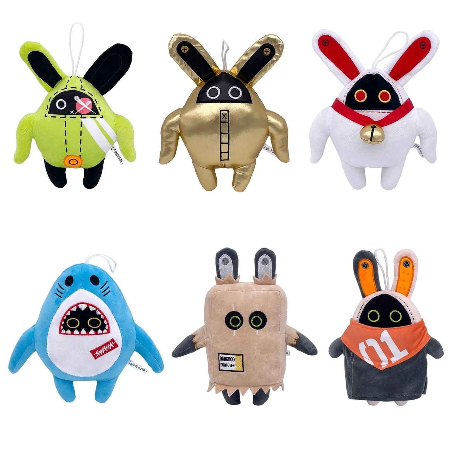 

Anime Zenless Zone Zero The Bangboo Eous Cosplay Stuffed Toys Pendant Kawaii Keychain Fans Fluffy Dolls Game Halloween Xmas Gift