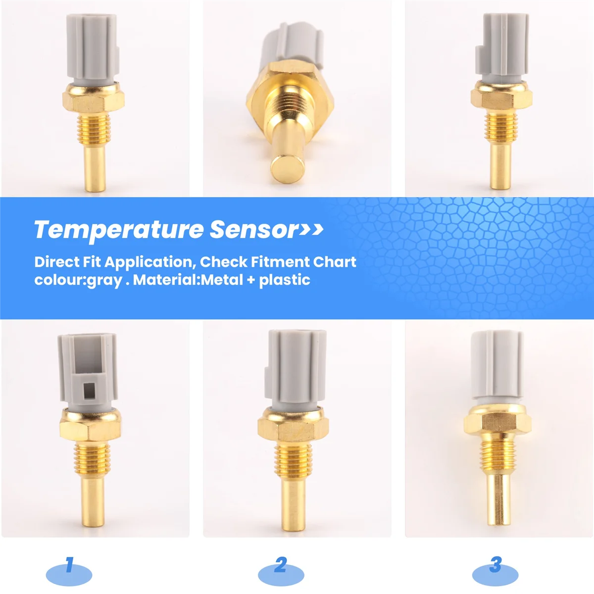 Coolant Temperature Sensor for 4Runner Celica Land Water Temperature Sensors 89422-35010