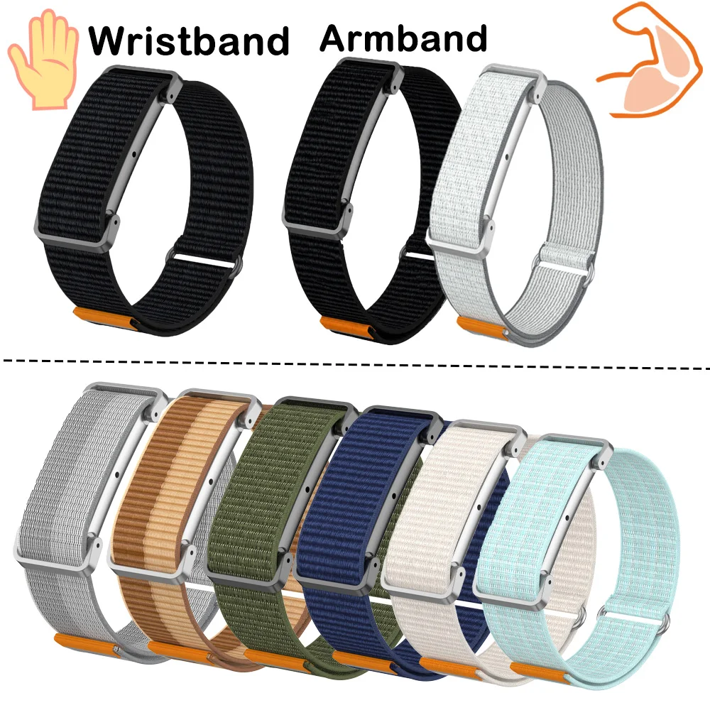 New Nylon Watch Strap for Google Fitbit Air Unisex Adjustable Soft Breathable Running Trip Daily Wearing for Google Fitbit Air
