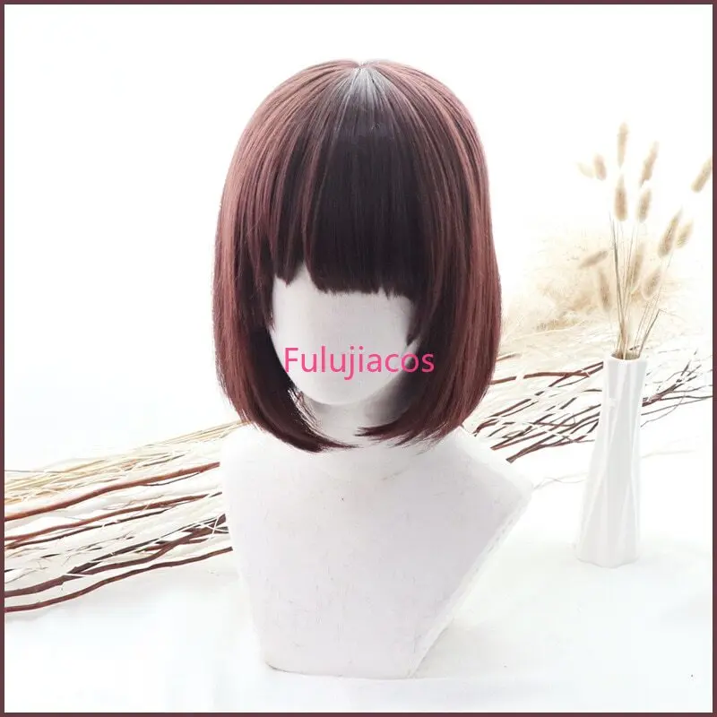 Fulujiacos Anime Akiko Yosano Cosplay Costumes School Uniform Suit Wig
