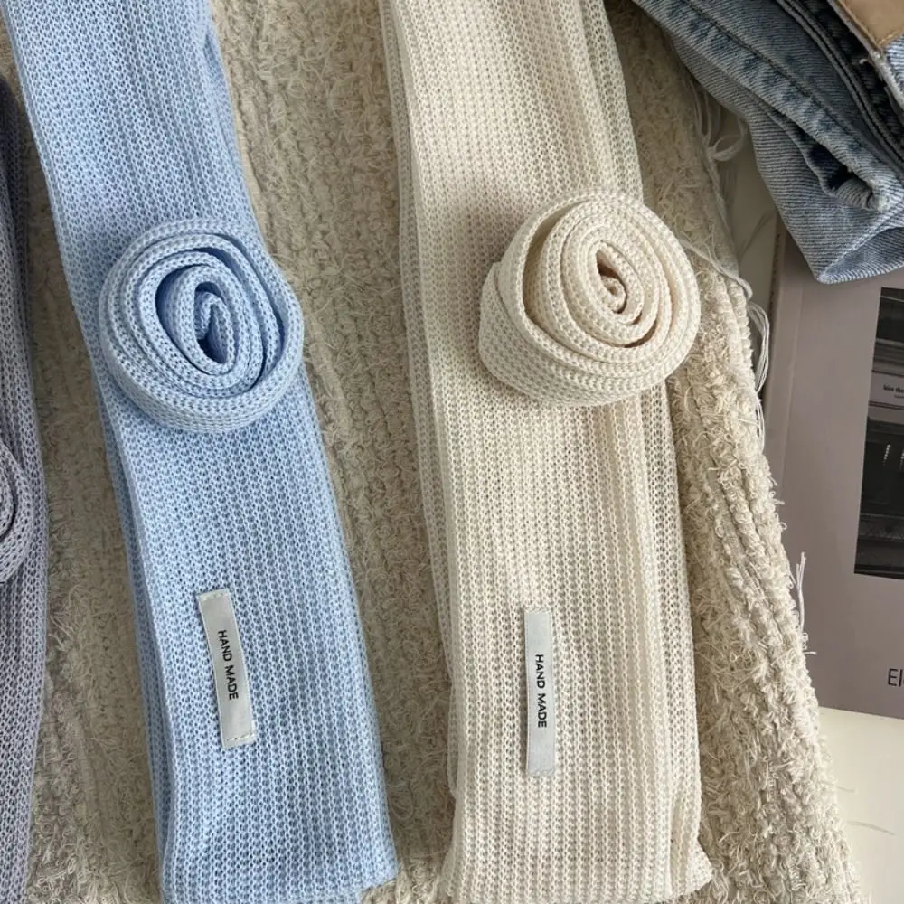 

Cravat Long Scarf Wrap Collocation Clothing Accessories Rose Flower Scarves Scarf Accessories Neckerchief Decoration