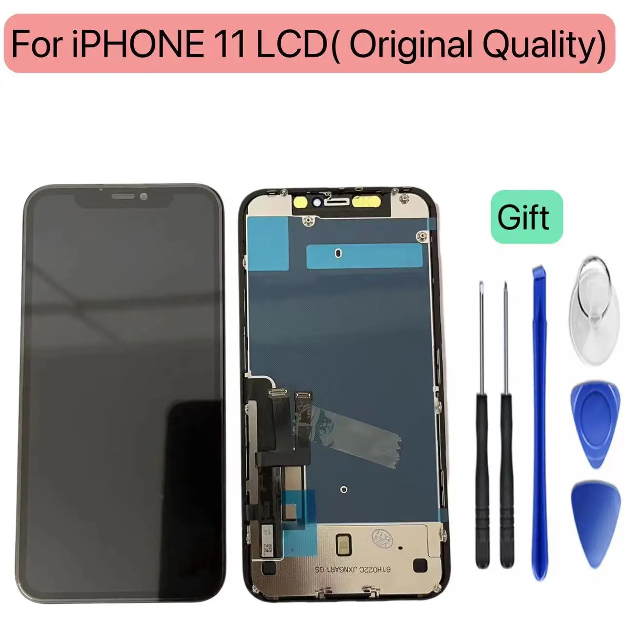 Original Display For IPHONE 11 LCD 3D Touch Screen Panel Glass With Frame Assembly Perfect Fix For IPHONE 11 LCD Replacement