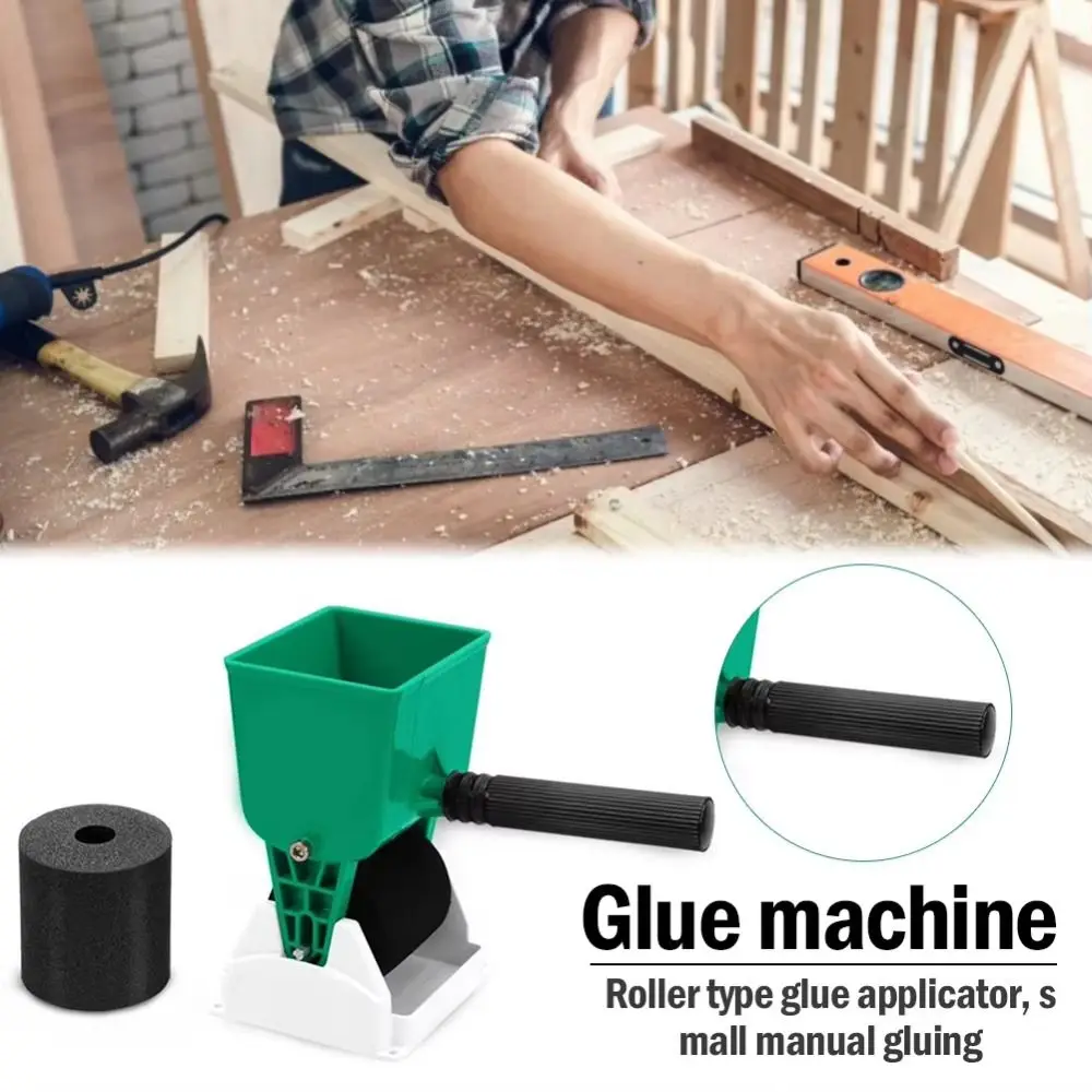 ABS Industrial Plastic Manual Glue Machine Aluminum Roller Core Sponge Roller Drum-type Manual Gluing Machine 180/320ml
