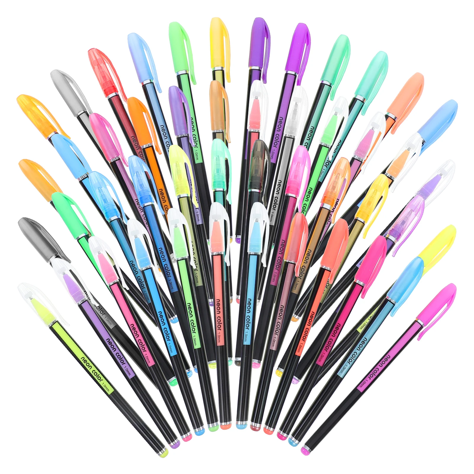 

48 Pcs Painting Coloring Pen Fluorescent Markers for Board Colored Pens Journaling Calligraphy Neon Ink Water Based Highlighter