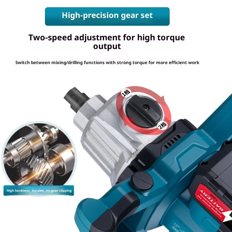Impianto di perforazione a terra con batteria al litio Miscelatore elettrico per mastice di cemento e polvere Grondboor Tarière Thermique 52cc