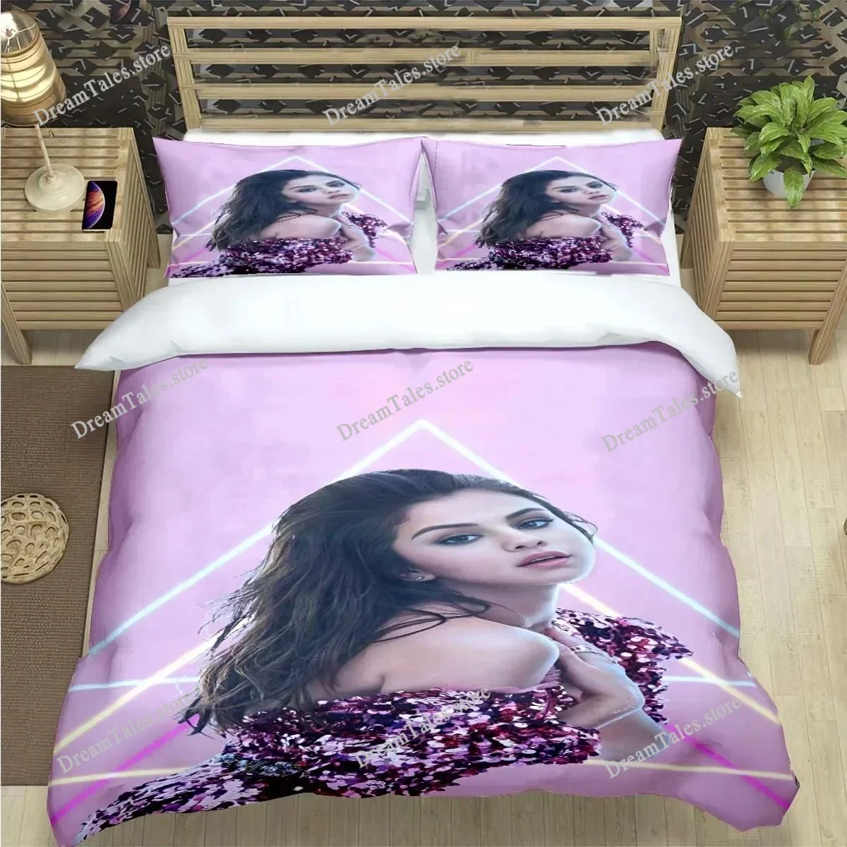 Famous Female Singer S-Selena G-Gomez Print Bedding Sets Bed Supplies Set Duvet Cover Bed Comforter Set Bedding Set Luxury Gift