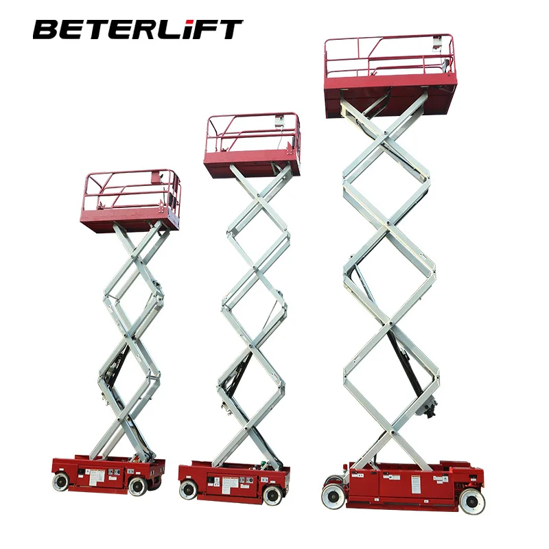 Battery Powered Scissor Lift Motor Lift Construction Lifter Scissor Lift for Sale