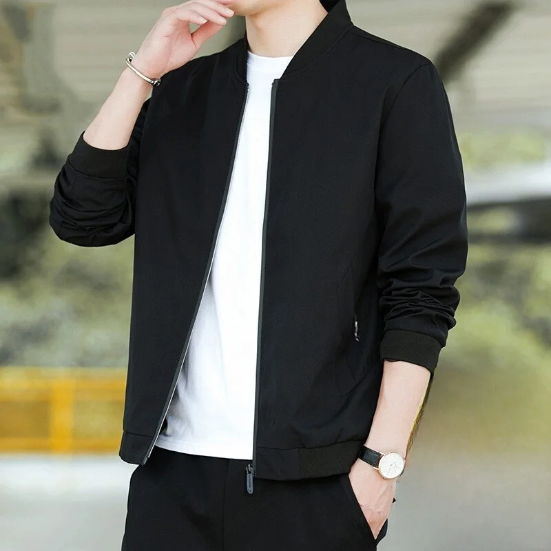 ملابس رياضية كاجوال للرجال Jaet الوقوف الياقة ربيع الخريف جديد Sle ألياف البوليستر طويلة Sve سستة إغلاق Faionable Al...