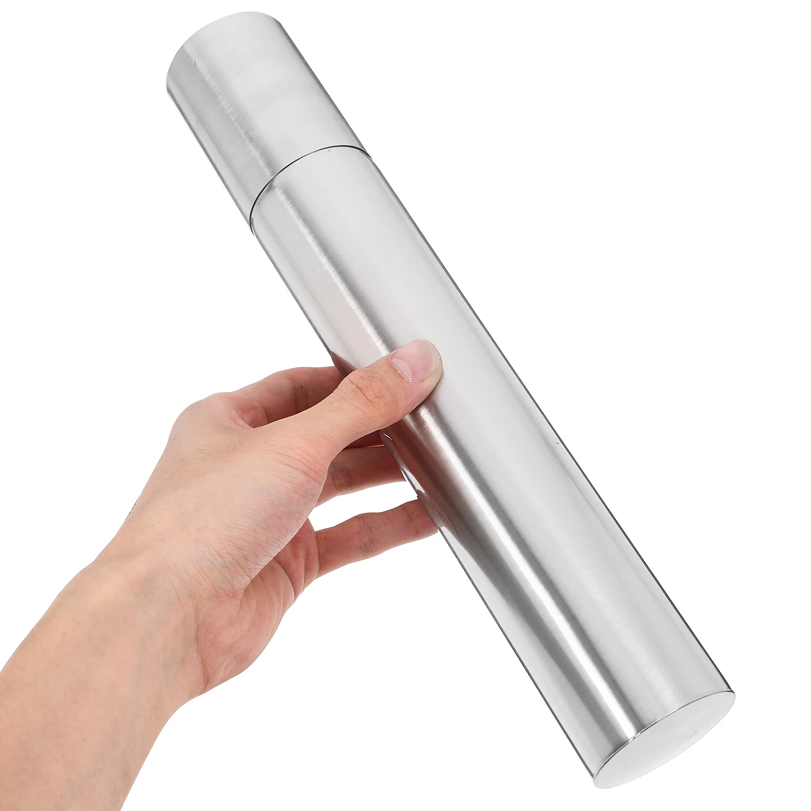 حامل الشهادة أنبوب تخزين المستندات من الفولاذ المقاوم للصدأ لشهادة الولادة الدبلومية ملف ملف لفة منظم البريد #5