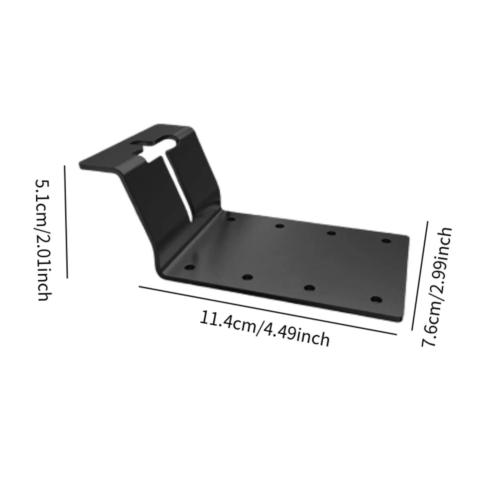 6 Pieces T Post Mounting Bracket Multipurpose Iron for Plywood Sign Fence