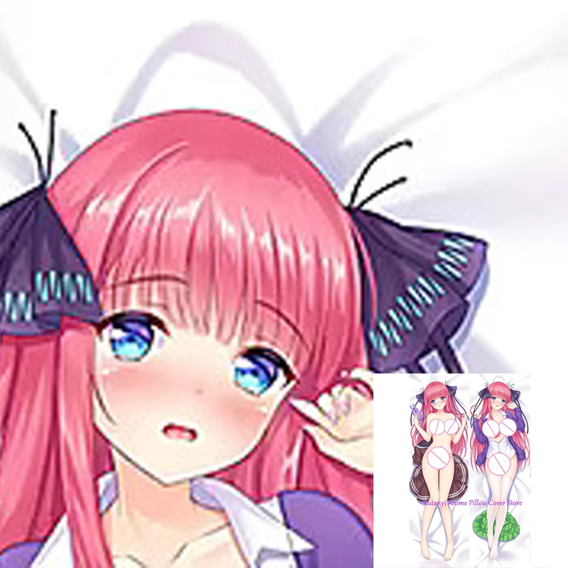 

Dakimakura Anime Nino Nakano Double-sided Pillow Cover Print Life-size body pillows cover Adult pillowcase 2024