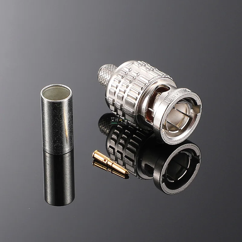 

CANARE 50/75ohm Digital HD HD-SDI BNC/Q9 Connector Plug Cold-pressed Solder-free Video Connector Coaxial Cable Plug BCP-B3/4/5F