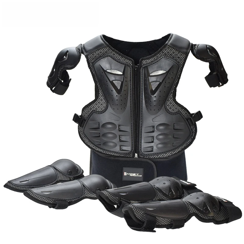 

Kids Motorcycle Armor Protective Vest with Knee and Elbow Pads