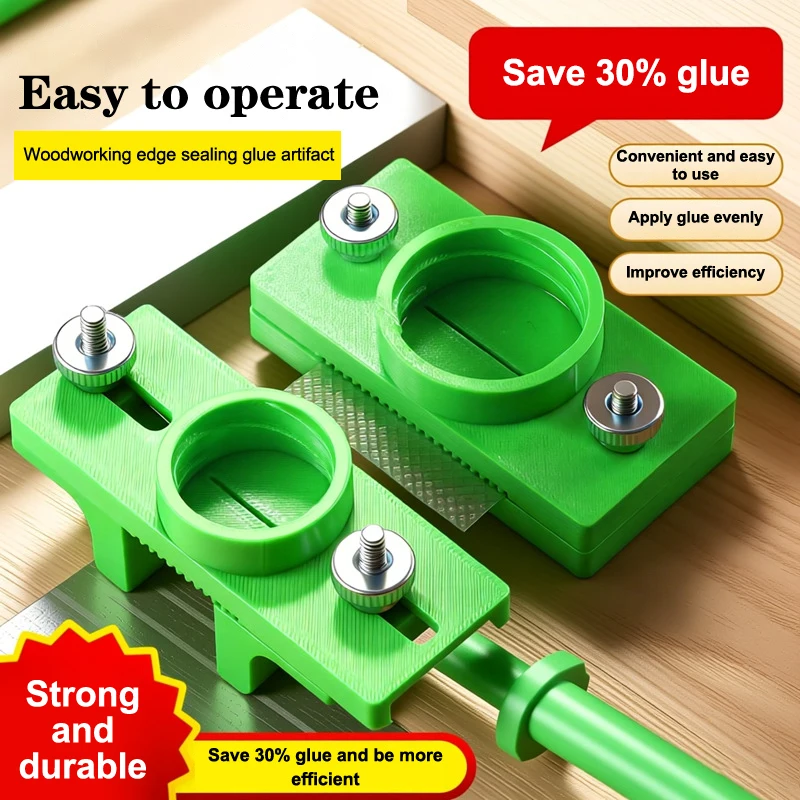 Adjustable Wood Glue Spreader Tool 10-22mm Precision Adhesive Applicator For Woodworking Edge Banding Furniture Cabinet Making