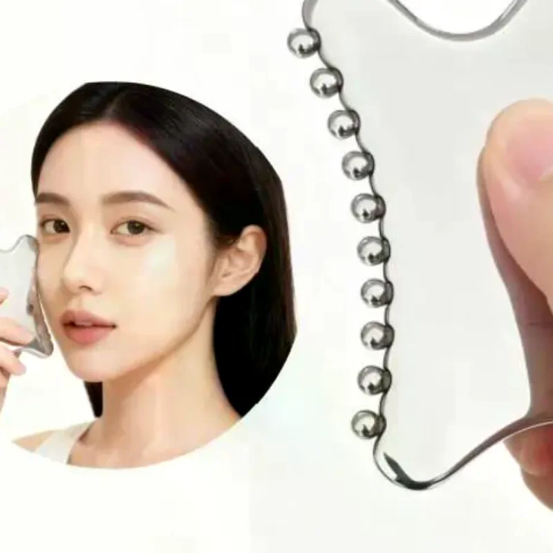 

Gua Sha Board Guasha Massage For Face Stainless Steel Body Massager Facial Scraping Plate SPA Guasha Scraper For Neck Back