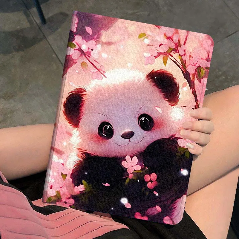 

Panda Art Cute Pattern For Vivo Pad SE 11 5 3 2 Pro 12.3 13 12.1 11.5 Air IQOOPad Silk Pattern Tablet Case