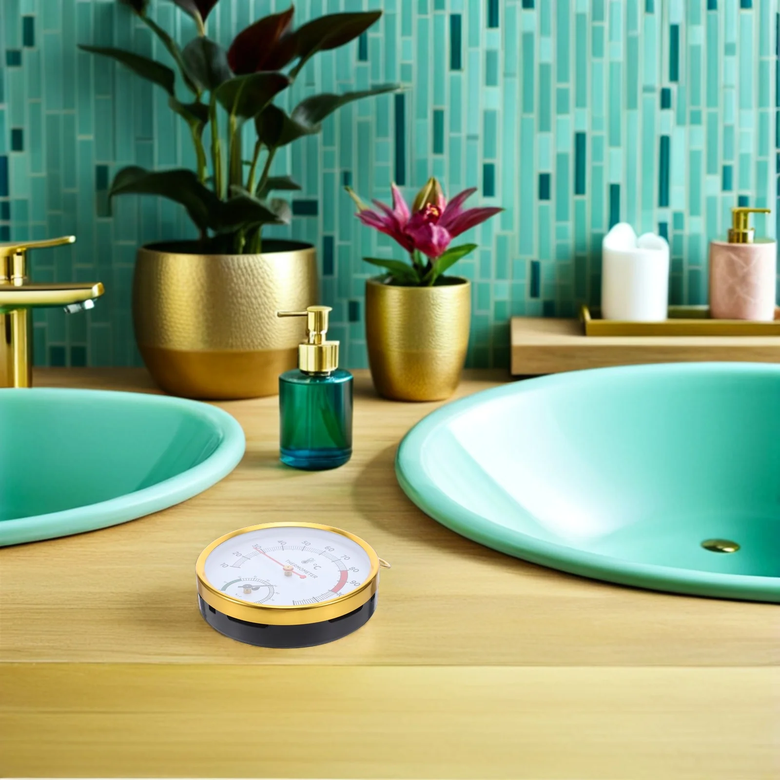 

Термометр для сауны, гигрометр 2 в 1, монитор температуры и влажности в сауне, устойчивый датчик, измеритель для комнаты паром