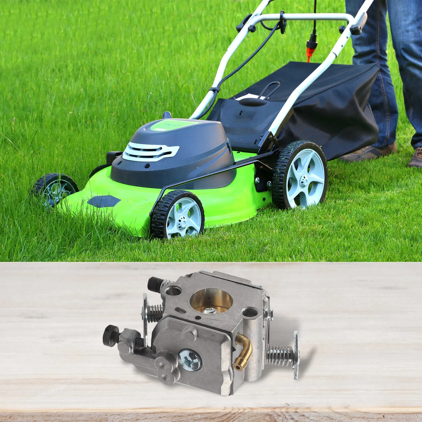 Parte di ricambio carburatore per motosega MS 200 compatibile con 020 T 020 AV M 00T M 00 e per modelli ZAMA Lunga durata