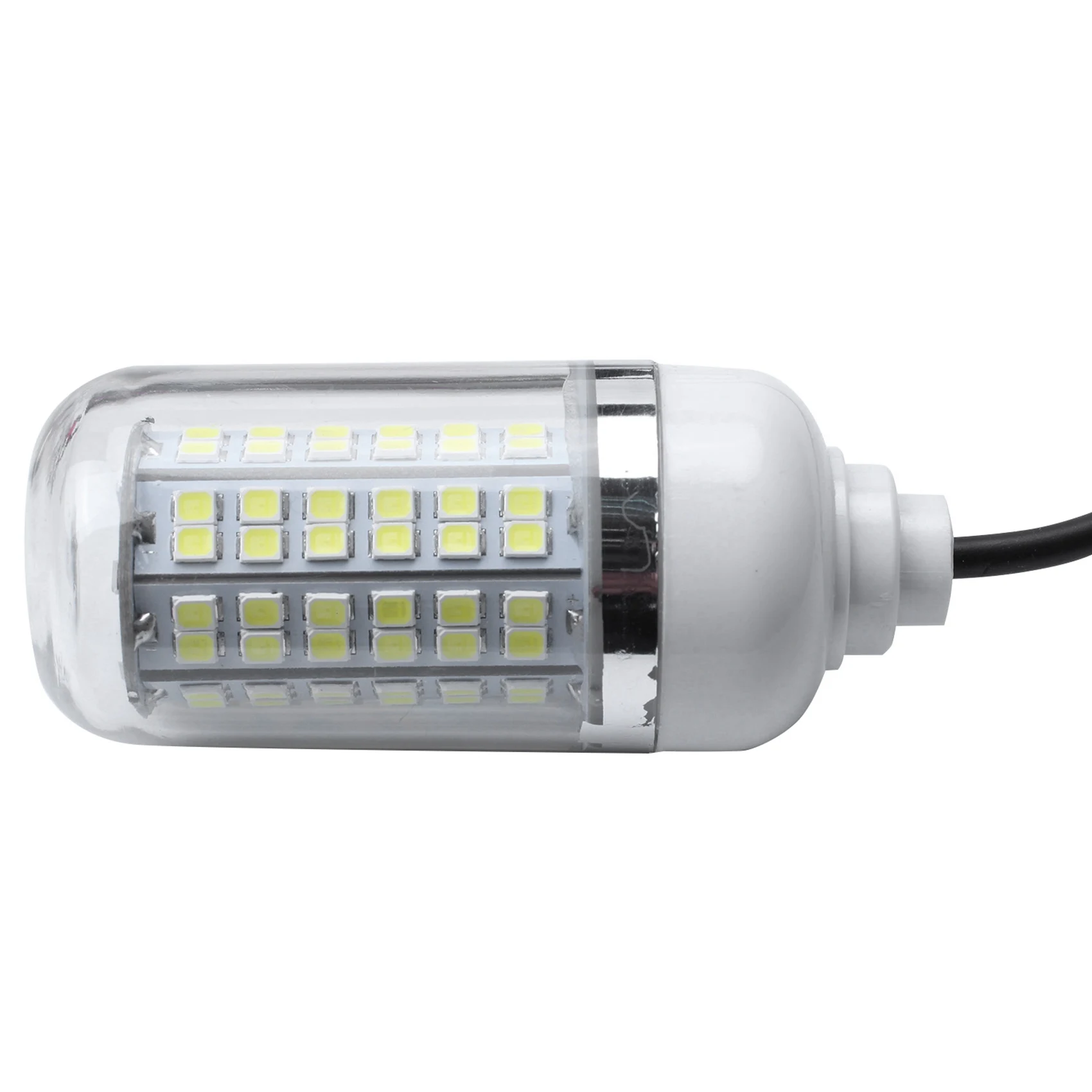 

AB46-2X 12В 15Вт Подводный рыболовный фонарь с 108 светодиодами 2835, приманка-светильник для поиска рыбы (белый+белый свет)