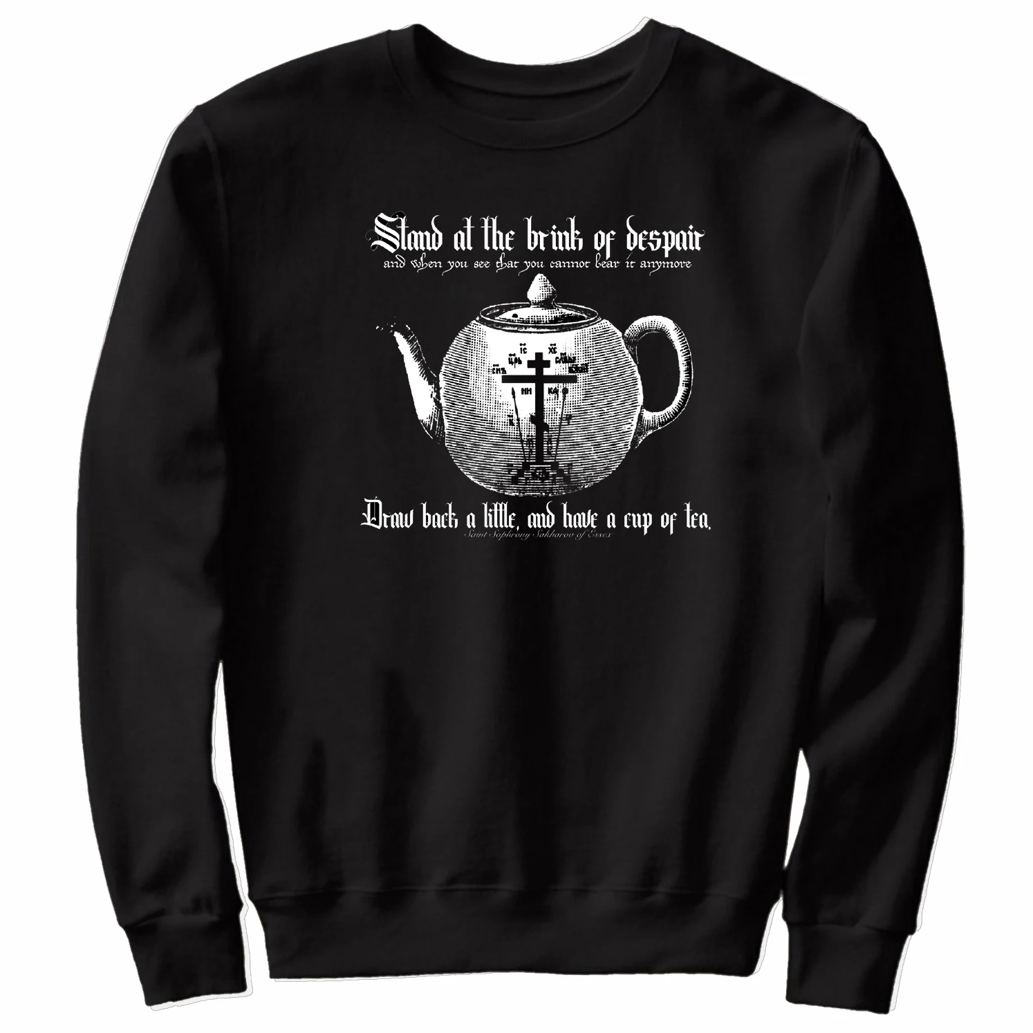 Orthodox Tea Time Pullover Hoodie New 100% Cotton Comfortable Casual Mens Sweatshirt Retro Religion Streetwear