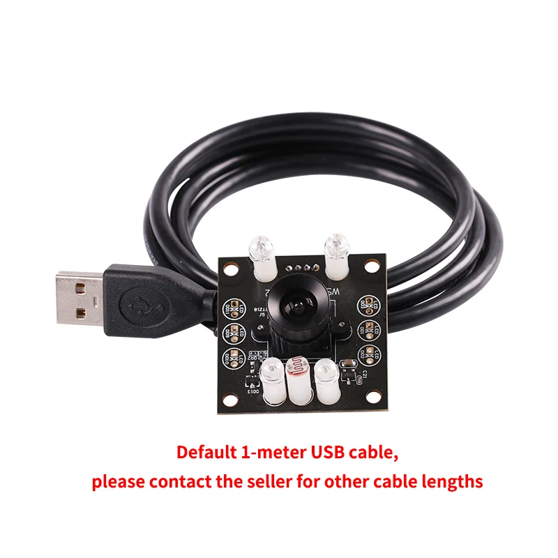 Modul Kamera Industri Usb Paparan Rana Global 720P 120 Bingkai OV9281 Linux Pengambilan Ponsel Kecepatan Tinggi Hitam dan Putih