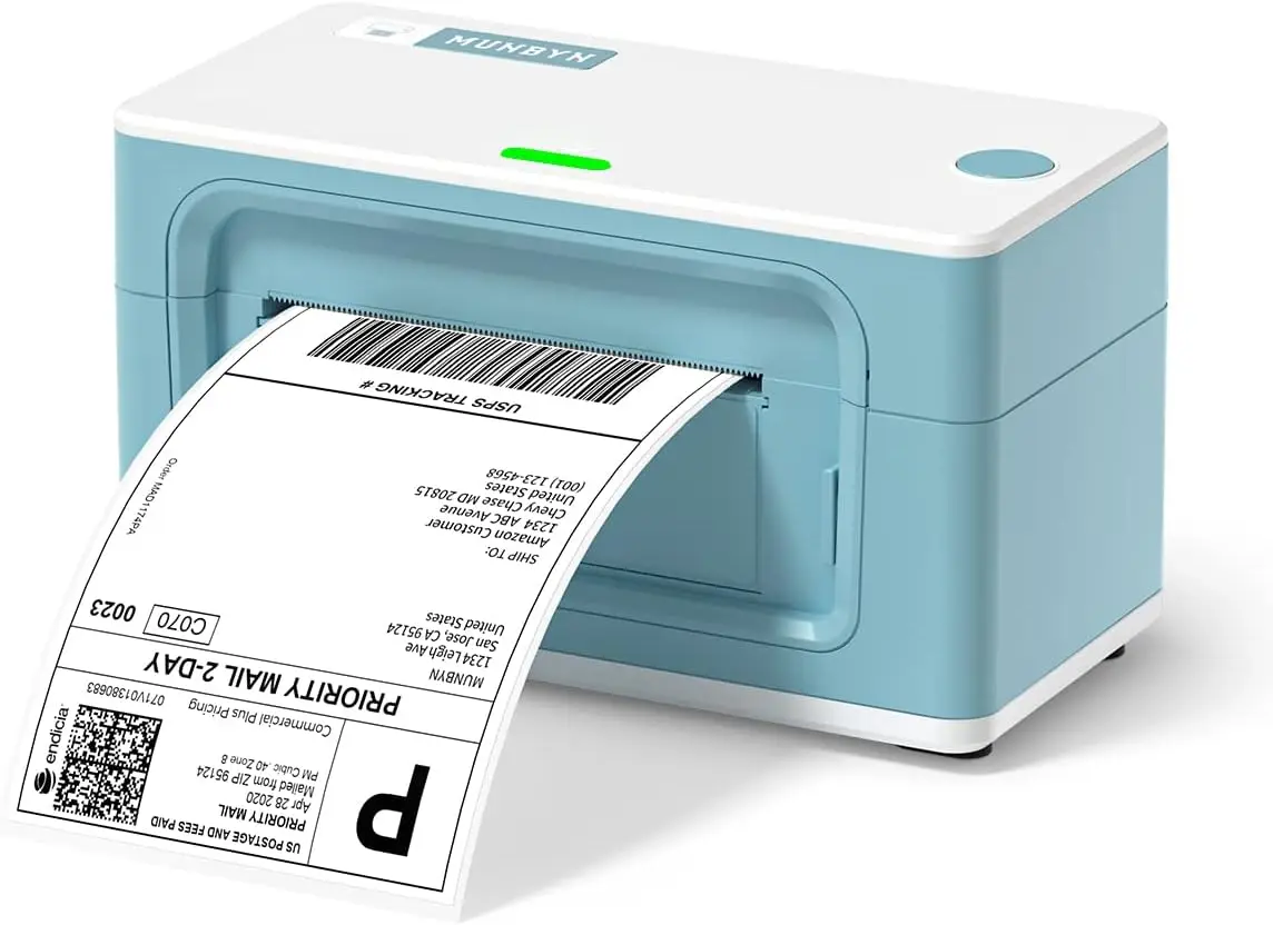 Shipping Label Printer RealWriter 941, 4x6 Label Printer for Shipping Packages, USB Thermal Printer