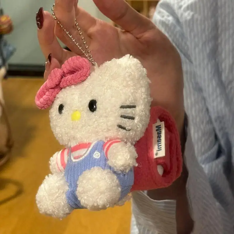 헬로 키티 Sanrio 케이스 Airpods Pro 3 2 1 만화 귀여운 플러시 창의력 여성 블루투스 무선 헤드셋 보호 커버