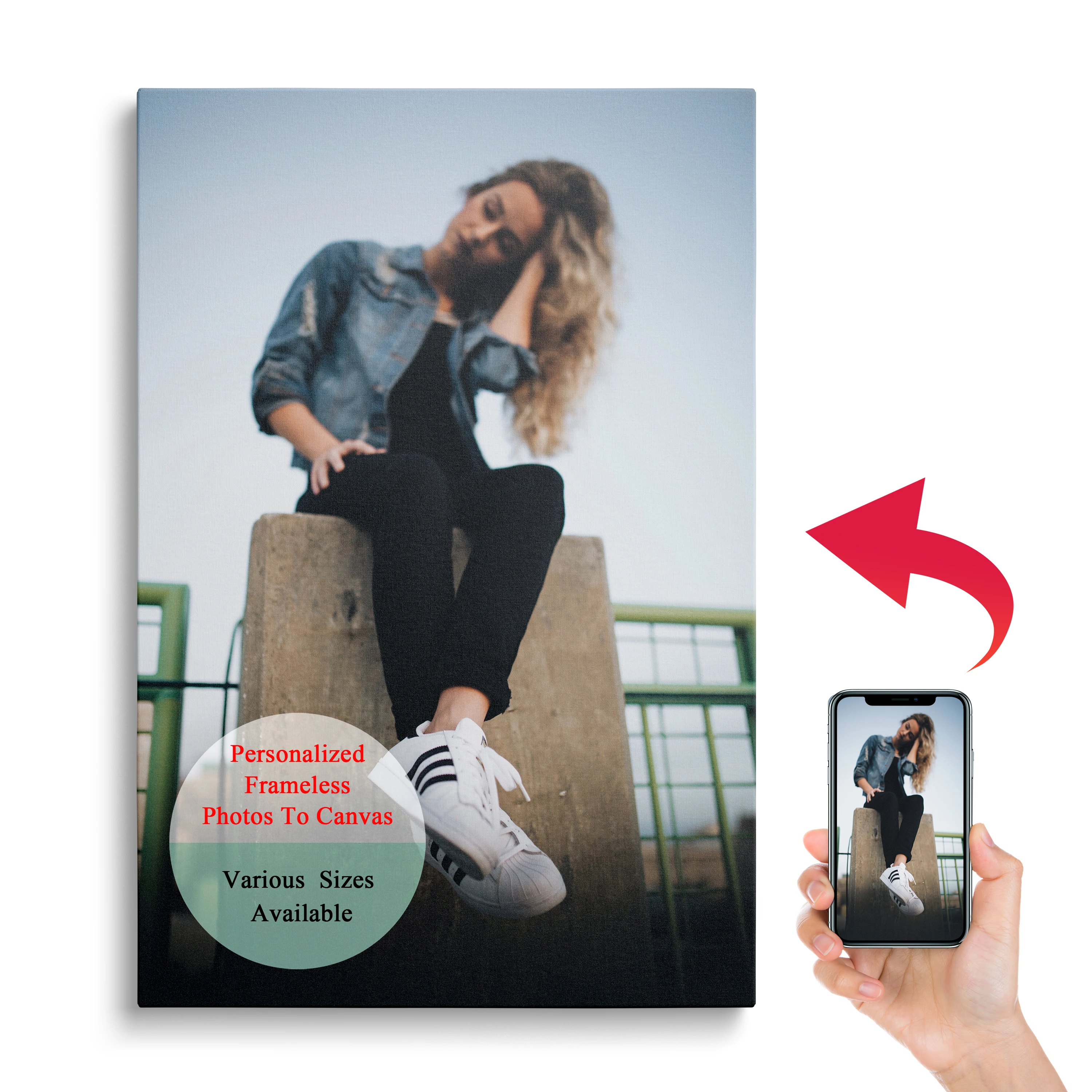 

Customized Canvas Prints with Your Image Wall Art Painting Poster Home Decor for Wedding Anniversary Baby Shower Souvenir Gifts