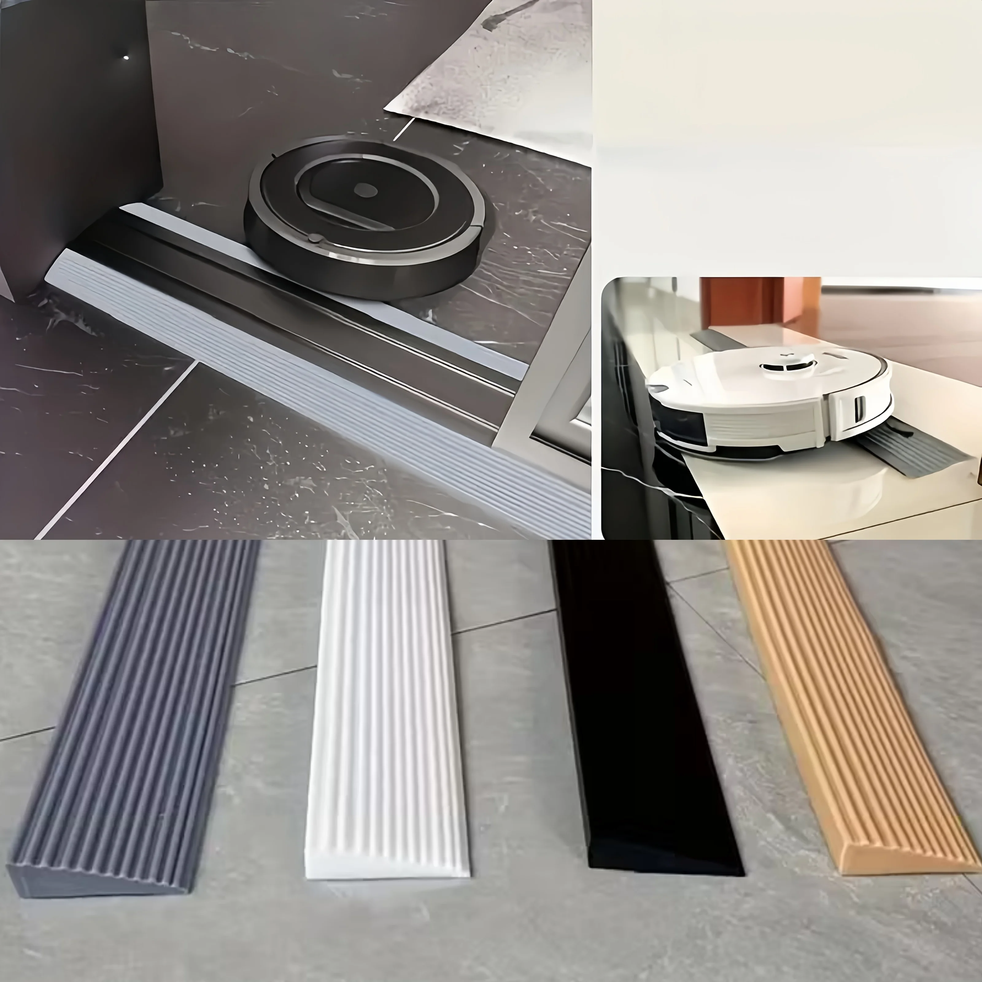 1pc 80cm/31.5inch Multi-purpose Ramp Mat, Sweeping Robot Climbing Mat, Indoor Threshold Strip, Anti-foot-mixing Ramp Mat
